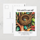 Search for nesting postcards Change of address