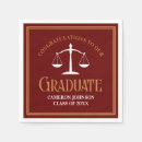 Search for law school graduation napkins Scales of justice