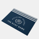 Search for welcome aboard doormats Navy blue