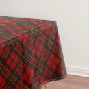 Search for christmas tablecloths Tartan