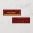 Search for high school student business cards Gold