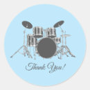 Search for vintage music stickers Drum