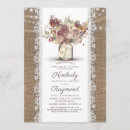 Search for burlap rehearsal dinner invitations Rustic