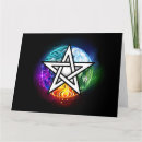 Search for pentagram cards Wiccan