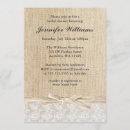 Search for burlap bridal shower invitations Chic
