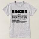 Search for singer tshirts Vocalist