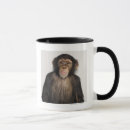 Recherche de tête de singe tasses Vue de face