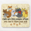 Search for funny cat quotes mousepads Crazy cat lady