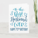 Search for 75th birthday cards Blue