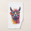 Search for alpaca bath towels Cartoon