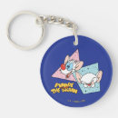 Search for funny 90s keychains Laboratory mice cartoon
