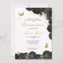 Search for black quince invitations Butterfly