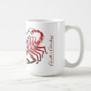 Search for scorpio astrology mugs Red