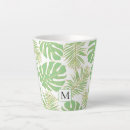 Search for monstera leaves mugs Monogrammed