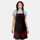 Search for dramatic aprons Black