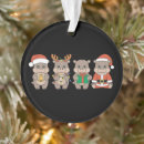 Search for hippo ornaments Santa