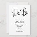 Search for we do wedding invitations Typography