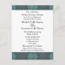 Search for aqua and grey wedding invitations Blue