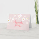 Recherche de pink floral thank you cards Rétro