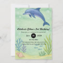 Search for dolphin illustration invitations Ocean