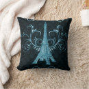Search for eiffel tower pillows Modern