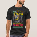 Search for excavator tshirts Operator