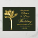 Search for black green gold wedding invitations Script