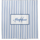Search for ticking stripe shower curtains Country