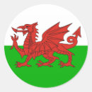 Search for welsh dragon stickers Country