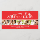 Search for red black save the dates Engaged