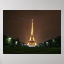 Recherche de tour eiffel nuit posters Célèbre