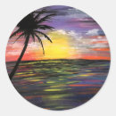 Search for summer night stickers Tropical