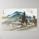 Recherche de rizières posters Utagawa