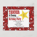 Recherche de bandana invitations Fête d'anniversaire