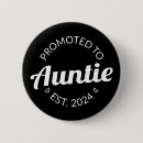 Search for aunty buttons Promoted to auntie