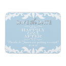 Search for happily ever after wedding save the dates Elegant