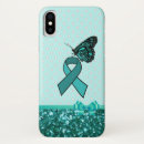 Search for teal ribbon iphone cases Awareness