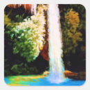 Search for waterfalls stickers Blue