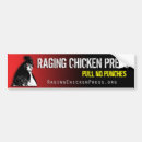 Search for pulling faces bumper stickers Chicken