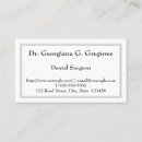 Recherche de hygiéniste cartes visite Minimaliste