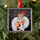 Search for lady ornaments Retro