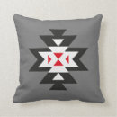 Search for black and white aztec pillows Western