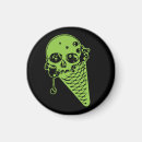 Recherche de vert de crâne magnets Goth