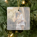 Search for rustic ornaments Our first christmas engaged