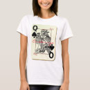 Search for queen of spades tshirts Black