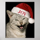 Search for funny christmas posters Cat