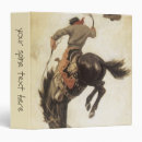 Search for broncos binders Bucking bronco