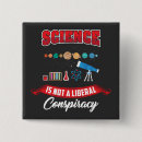 Search for funny nerd buttons Science