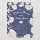 Search for peony bridal shower invitations White