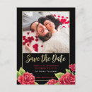 Search for red black save the dates Roses